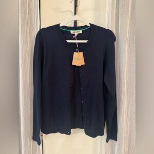 Boden Women's Navy Cardigan NWT Sz L